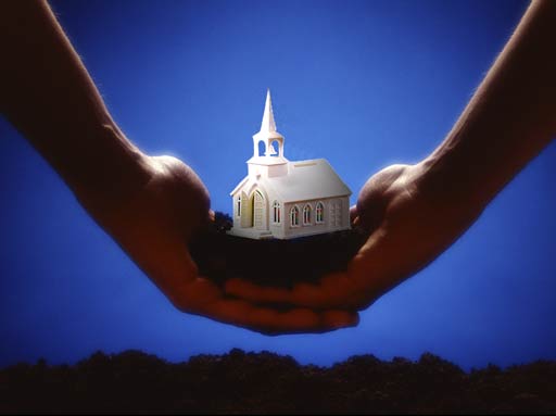Small  church-Big hands
